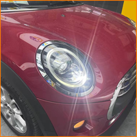 Pour Mini Cooper F55 F56 2014-2019 : Phares avant LED de style LCI 2025 avec projecteur et clignotants dynamiques DRL, ensemble complet