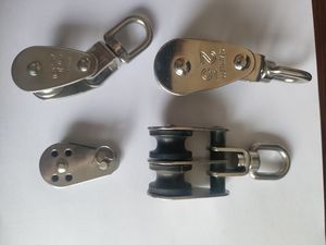 Paslanmaz Çelik Döner Gözlü Makara Çift Kasnak - Product Image 4