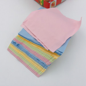 Chiffon de nettoyage pour lunettes en coton, rectangulaire, bord en zigzag, réutilisable pour l'entretien des lunettes, modèle 2020 Z3 - Product Image 3