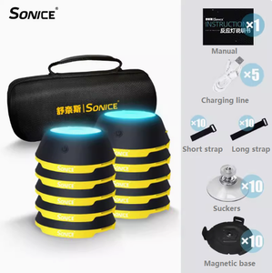 Équipement de réaction rapide et agile pour le basketball, le football, les sports de combat, l'entraînement de réflexes <span class=keywords><strong>Fitlight</strong></span> Flash, pods lumineux LED en silicone 0-40m - Product Image 2