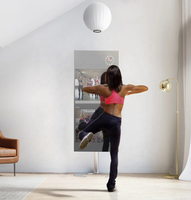 Miroir magique de salle de bains de TV intelligente Android à écran tactile étanche contemporain avec haut-parleurs intégrés