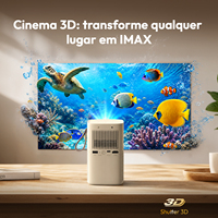Projecteur intelligent Android BYINTEK Magic 1 Max Google TV 1080P 4K DLP avec batterie, pour cinéma en plein air, camping, projecteur de poche
