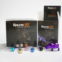 Pilules d'amélioration sexuelle Rhino avec logo personnalisé, pilules d'amélioration masculine en papier enduit, échantillon gratuit, emballage en feuille