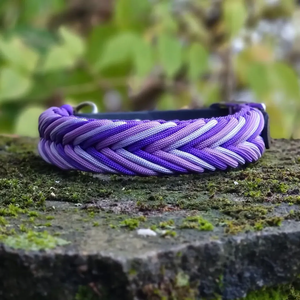 Handgemachte 4mm Perlen afrikanischen Hunde halsband Perle Paracord Seil Hunde halsband - Product Image 3