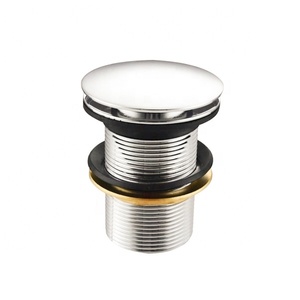 Commercio all'ingrosso ottone piccolo cromato pop-up bacino dei rifiuti di <span class=keywords><strong>scarico</strong></span> del bagno 19 fori libero flusso del bacino scolapiatti - Product Image 1