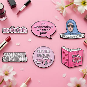 Autocollants de téléphone en métal de la série rose personnalisés en usine autocollants anglais de motivation de style américain <span class=keywords><strong>pour</strong></span> les filles cool comme cadeaux d'anniversaire - Product Image 4