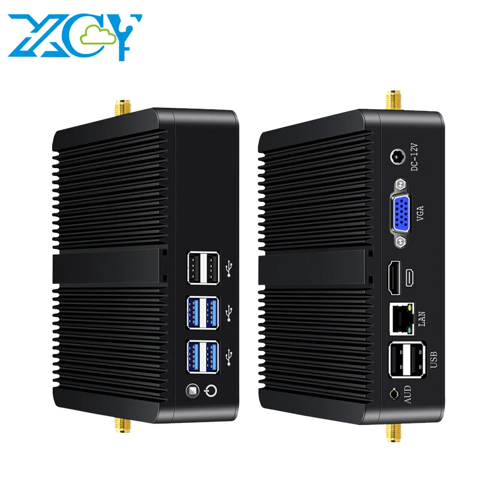 Dubai Computer Wholesale Market Intel Celeron Core I3 i5 Linux Arm Fanless Mini Desktop Barebone Personal Portable PC