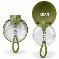 Bouteille d'eau pliable en silicone pour chien, 360 ml, avec sangle de poignet, idéale pour les voyages, la marche et la randonnée en extérieur.