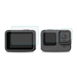 HOSHI-Película protectora para <span class=keywords><strong>GoPro</strong></span> <span class=keywords><strong>Hero9</strong></span>, película templada antiarañazos, antigrietas, a prueba de aceite, a prueba de huellas dactilares, HD, a prueba de explosiones - Product Image 2