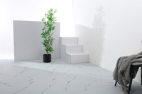 Azulejos de vinilo autoadhesivos de PVC de 1mm-2mm, textura lisa para uso en interiores en hospitales, escuelas, dormitorios, salas de estar