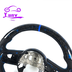 Volante de Fibra de Carbono Roja Real Personalizado para <span class=keywords><strong>Jeep</strong></span> Wrangler JK JL Gladiator <span class=keywords><strong>Renegade</strong></span>, Diseño de Estilo Racing con Parte Superior e Inferior Planas - Product Image 2