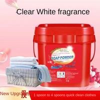 Lessive en poudre concentrée multi-usages, parfum longue durée, décontamination puissante, 5,00 kg