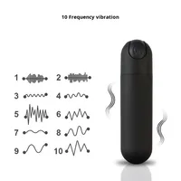 USB wiederauf ladbarer Mini Strong Shock Bullet Vibrator 10 Frequenz Wireless Anal Plug Massage gerät Vibrieren für Eier vibrator