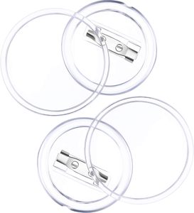 Kit de Botones Acrílicos Personalizados con Impresión Digital, Pines Acrílicos Transparentes y Papel Redondo en Blanco para Hacer Botones de Moda DIY - Product Image 6
