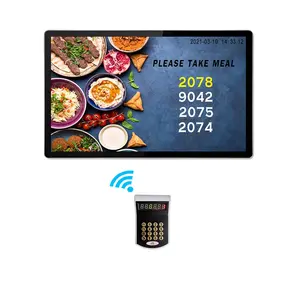 Cheap price beverage shop take meal waiting number calling, electronic wireless queue system for fast food restaurant queue