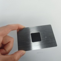 Imprimante de cartes de visite en métal NFC or 4K personnalisée haut de gamme avec interface de communication RFID Mini Tag Code QR pour cartes de membre