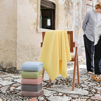 High Quality Coral Fleece Velvet Bath Towel Set Eco-Friendly Antimicrobial Quick Dry Thicken Home Use Jacquard Wholesale