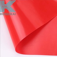 Tela de PVC Tejida por Urdimbre 1000D 20x20 Roja Festiva Resistente a Tormentas para Eventos de Marca