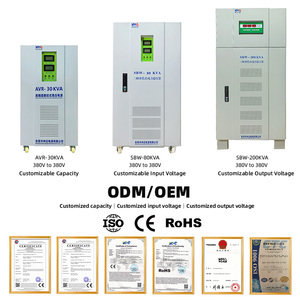 Автоматический стабилизатор напряжения <span class=keywords><strong>SVC</strong></span> 500 кВА, компенсационные регуляторы напряжения/стабилизаторы, 3 фазы, медный корпус - Product Image 6