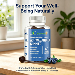 Gomitas de Ashwagandha Winstown con Raíz de Maca, Vitamina D2 y C, 60 Unidades, Suplemento Dietético Vegano para Adultos, Gomitas para Mejorar el Sueño - Product Image 4
