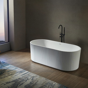 Baignoire autoportante moderne en acrylique pour adultes, idéale pour hôtels et salles de bain, avec fonction bain à remous - Product Image 1