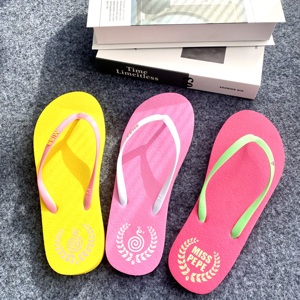 Logo imprimé personnalisé été hommes caoutchouc plage bain douche pantoufles tongs pantoufles en caoutchouc bon marché tongs - Product Image 3