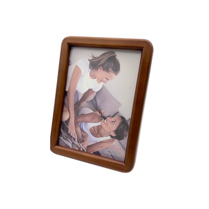 Custom Solid Wood <b>Photo</b> <b>Frame</b> Rectangle Brown Handmade Home Desktop Decor Gift - Product Image 1