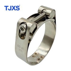 Klem Baja Tahan Karat Tiongkok Satu Kepala Dua Lapis Klem Pengikat Pipa Tugas Berat Klem Perbaikan Pengikat Logam - Product Image 1