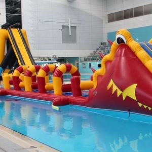 Parc aquatique gonflable sur mesure de grande taille |   Parcours d'obstacles flottants pour le team building <span class=keywords><strong>scolaire</strong></span> et les jeux de piscine pour enfants - Product Image 6