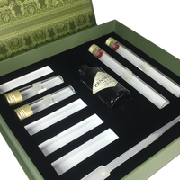 Boîtes rigides magnétiques de luxe personnalisées Yuxuan avec matériaux recyclés, finition gaufrée et pailletée pour l'emballage de bouteilles de vin en tube à essai