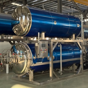 เครื่องฆ่าเชื้อแบบรีทอร์ตสำหรับอาหาร ได้รับการรับรองมาตรฐาน ASME สำหรับการแปรรูปปลาซาร์ดีน <span class=keywords><strong>ปลา</strong></span>แมคเคอเรล <span class=keywords><strong>ปลา</strong></span>ทูน่าแบบกระป๋อง  ลดราคาพิเศษ - Product Image 2