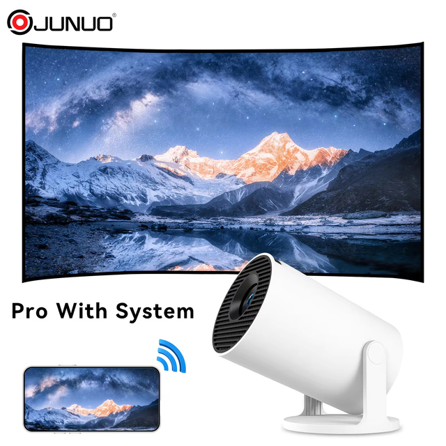 Global Best-selling the Lowest Price Projector HY300 Pro+ 170 Lumens 720P Supporting 8K LCD Portable Karaoke smart projector