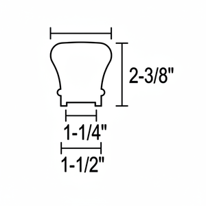 Pasamanos EFS de madera de pino elegante escalera ajustable barandilla muebles con diseño de filete precio competitivo 6010P accesorio - Product Image 1