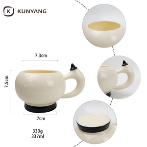Taza de Café de Cerámica con Tapa de Sombrero de Mago 3D, Taza de Té de Porcelana con Dibujos Animados Navideños, Apta para Microondas, con Logotipo Personalizado, Venta al por Mayor, Regalo Navideño - Product Image 5