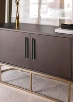 Poignée de porte d'armoire en alliage d'aluminium personnalisée, résistante à la rouille, légère, durable, facile à installer, poignée de tiroir