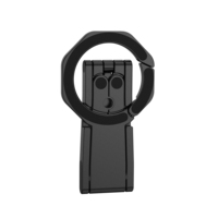 Support de téléphone portable magnétique pliable en alliage de zinc, trépied compact à double ventouse pour modes paysage et portrait