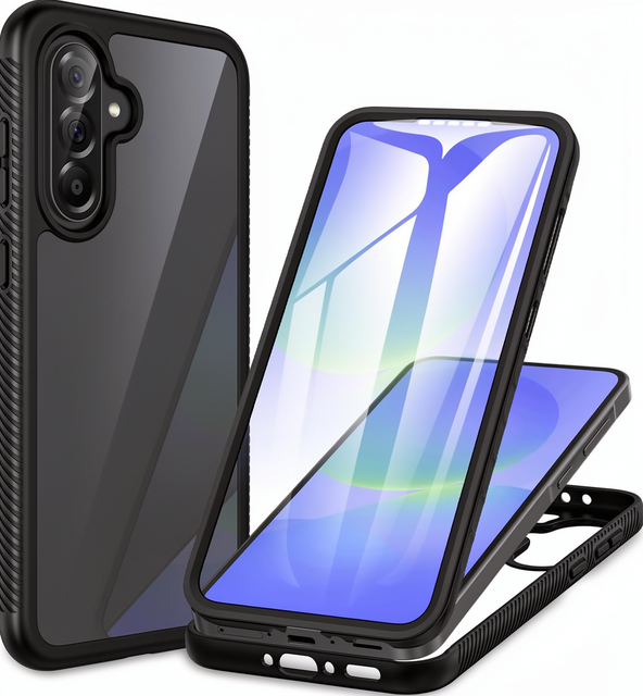 CENHUFO 360 Degree Armor Case for for A36/A56 5G Built-in Screen Protector Shockproof Transparent Lens Protection