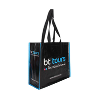 Sacs de shopping en tissu laminé non tissé pliables écologiques de haute qualité, faible MOQ, sacs non tissés laminés réutilisables