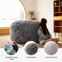 Canapé-lit géant extensible pour adultes, convertible, fauteuil paresseux pliable, matelas de sol adapté aux appartements, garnissage en éponge, tissu