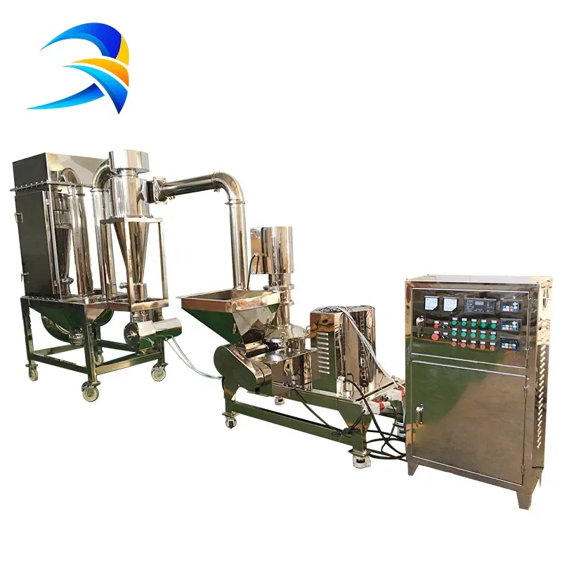 Automation 10kg/h Pulverizer Maize Crusher Dry Date Powder Machine Grinding Equipment