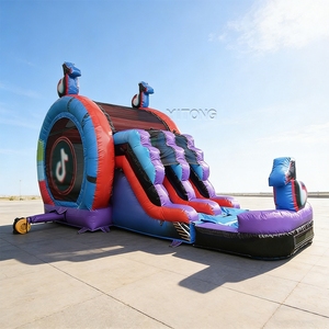 Castillo Inflable Grande con Toboganes, Casas Inflables, Casa Inflable con Tobogán, Castillo Hinchable para Fiestas Infantiles - Product Image 1