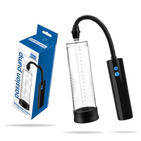 Scarletsin P-9 CANWIN Elektrische Automatische USB-Aufladbare Silikon Wasserdichte Saugpumpe mit Smart-Griff Größe S Penispumpen-Set