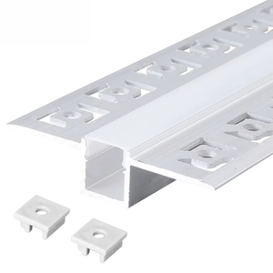 Profilé LED encastré sans cadre en aluminium pour bande LED COB, idéal pour sous-meuble, mur, étagère ou plafond - Product Image 1