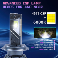 Bombilla LED para Faros Delanteros CAROLYN 6000K, 360W 40000LM, H1 H4 H7 H11 H13 HB3 9005 9006, Potencia Ajustable para Autos y Camiones