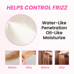 Spray thérapeutique lissant personnalisé pour contrôler les frisottis, après-shampoing en profondeur sans rinçage, spray démêlant pour cheveux secs et humides avec nœuds - Product Image 5