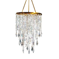 Lustre suspendu de luxe en perles acryliques, abat-jour décoratif avec gouttes d'eau pour la décoration de mariage, de fête ou de banquet