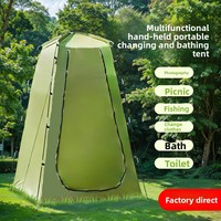 Cabine de douche et de toilettes portables pour camping et observation des oiseaux en extérieur, assemblée à la main, best-seller transfrontalier