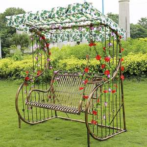 Balançoires d'extérieur, cintres pour balcon, lits suspendus pour cour intérieure, lits doubles et paresseux pour la maison, paniers en rotin pour princesse - Product Image 4