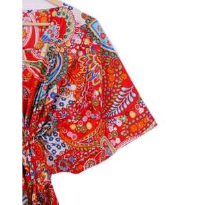 Kaftan en coton de qualité supérieure pour femmes, kaftan indien à fleurs, kaftan long, vêtements de nuit, kaftan indien à prix de gros - Product Image 2