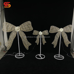 Suave blanco Led gigante luz hasta pajarita pasillo carretera plomo pasarela luces boda accesorios fiesta evento telón de fondo decoración de escenario - Product Image 6